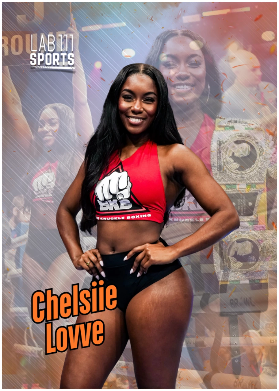 Chelsiie Lovve trading card by Lab 111 Sports.