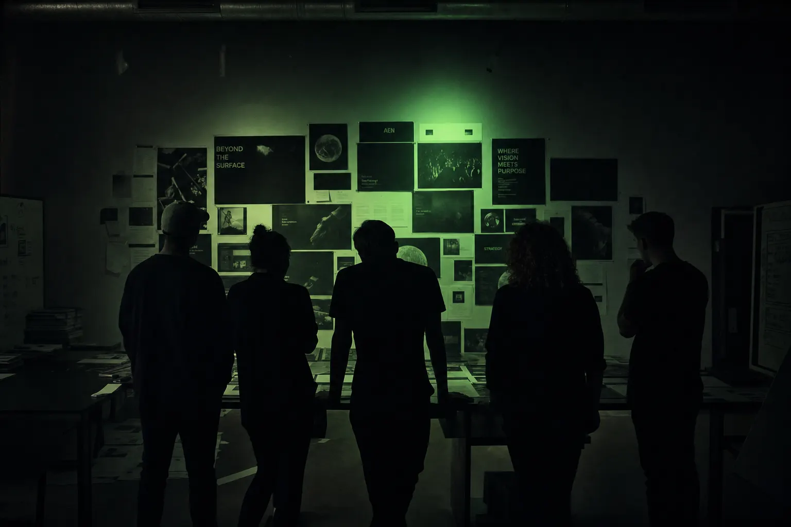 Lab 111 creative team collaborating at its Boynton Beach branding agency.